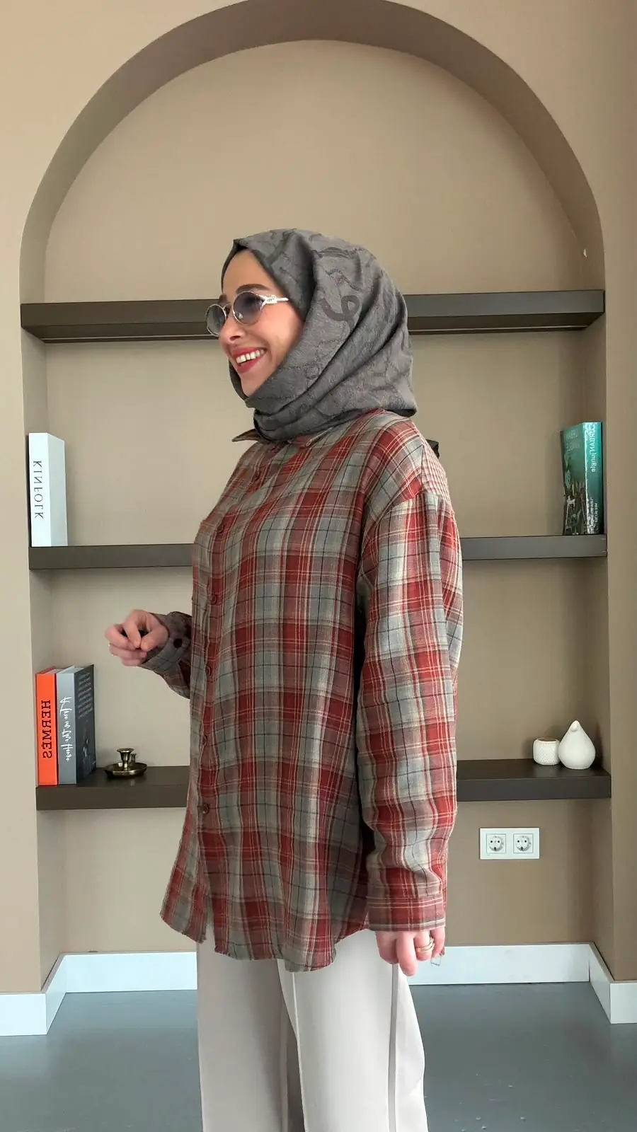VİNTAGE EKOSE GÖMLEK
