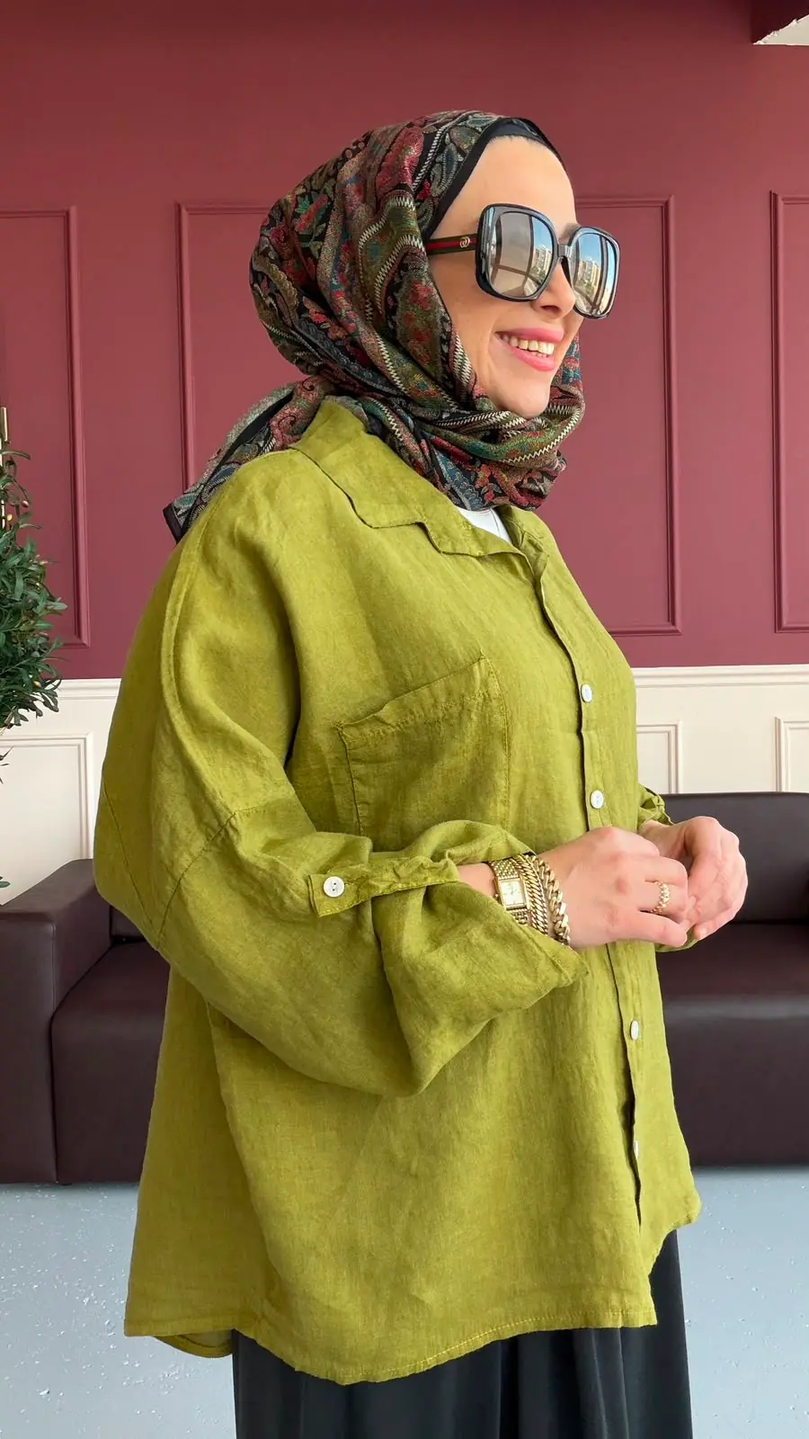 AYÇA KETEN GÖMLEK