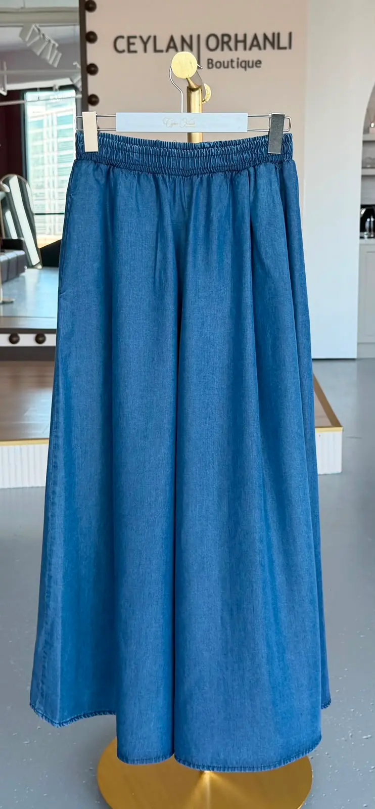 RELAKS DENİM PANTOLON - KOYU MAVİ