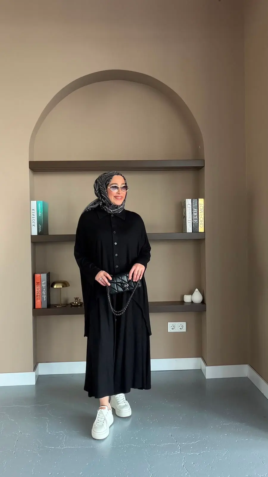 MERWİSH JAKARTA ÖRME TAKIM - SİYAH