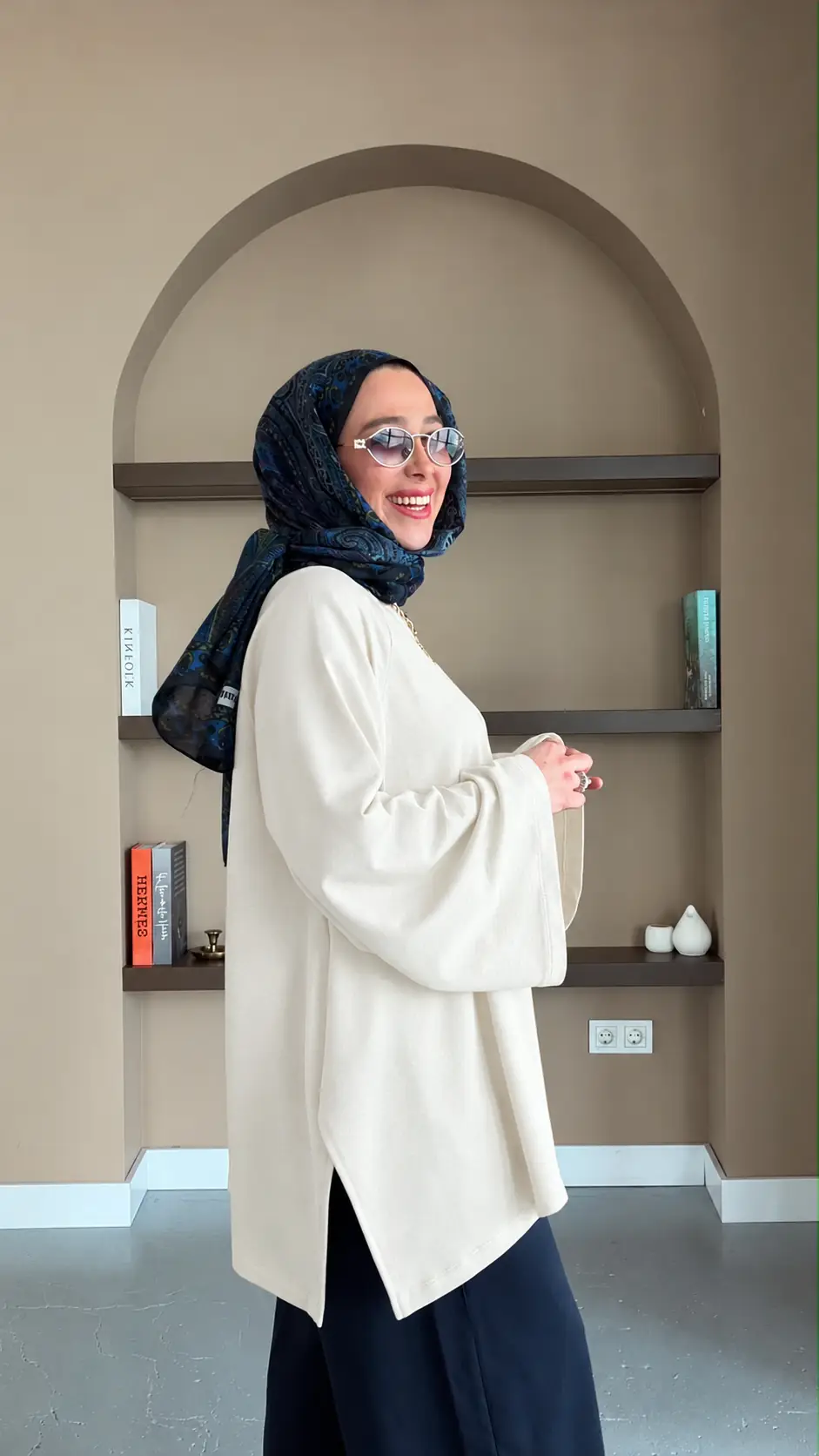 ALEYNA VOLANLI TUNİK - EKRU