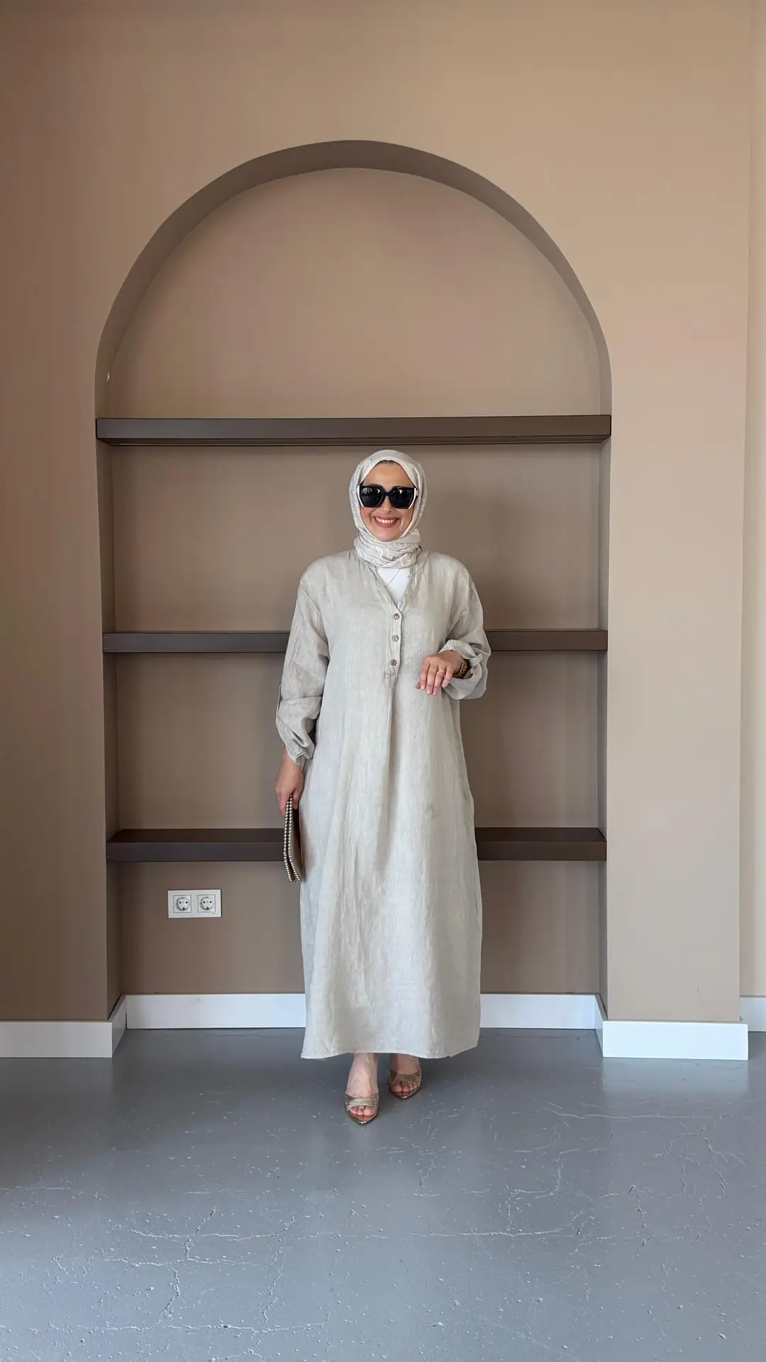 MAYA KETEN ELBİSE