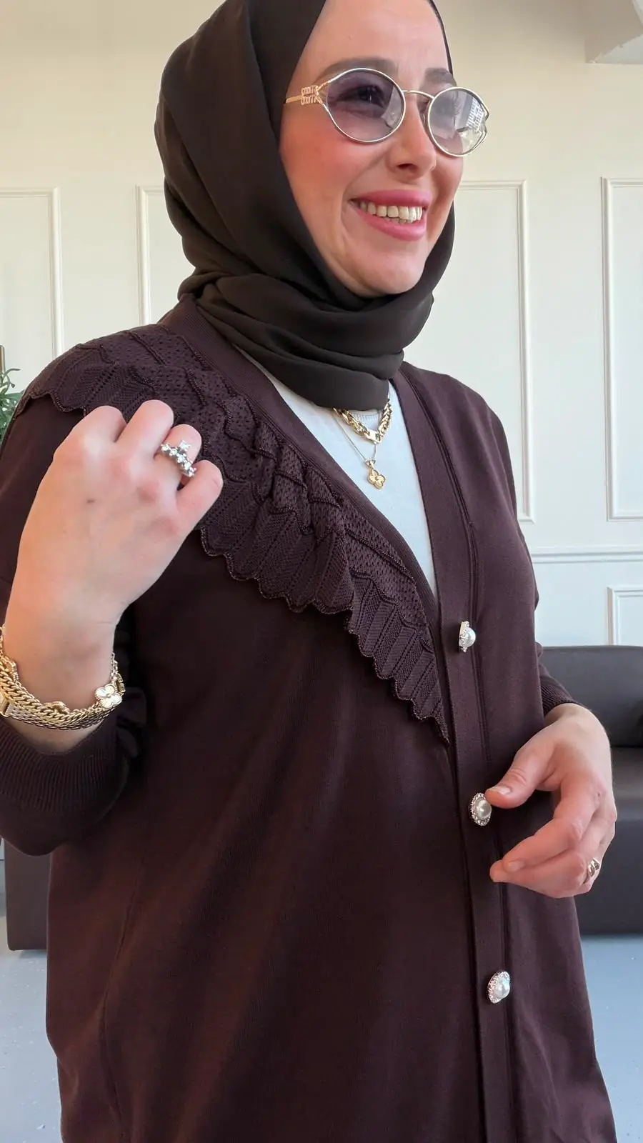 URBAN TRİKO HIRKA - KAHVE