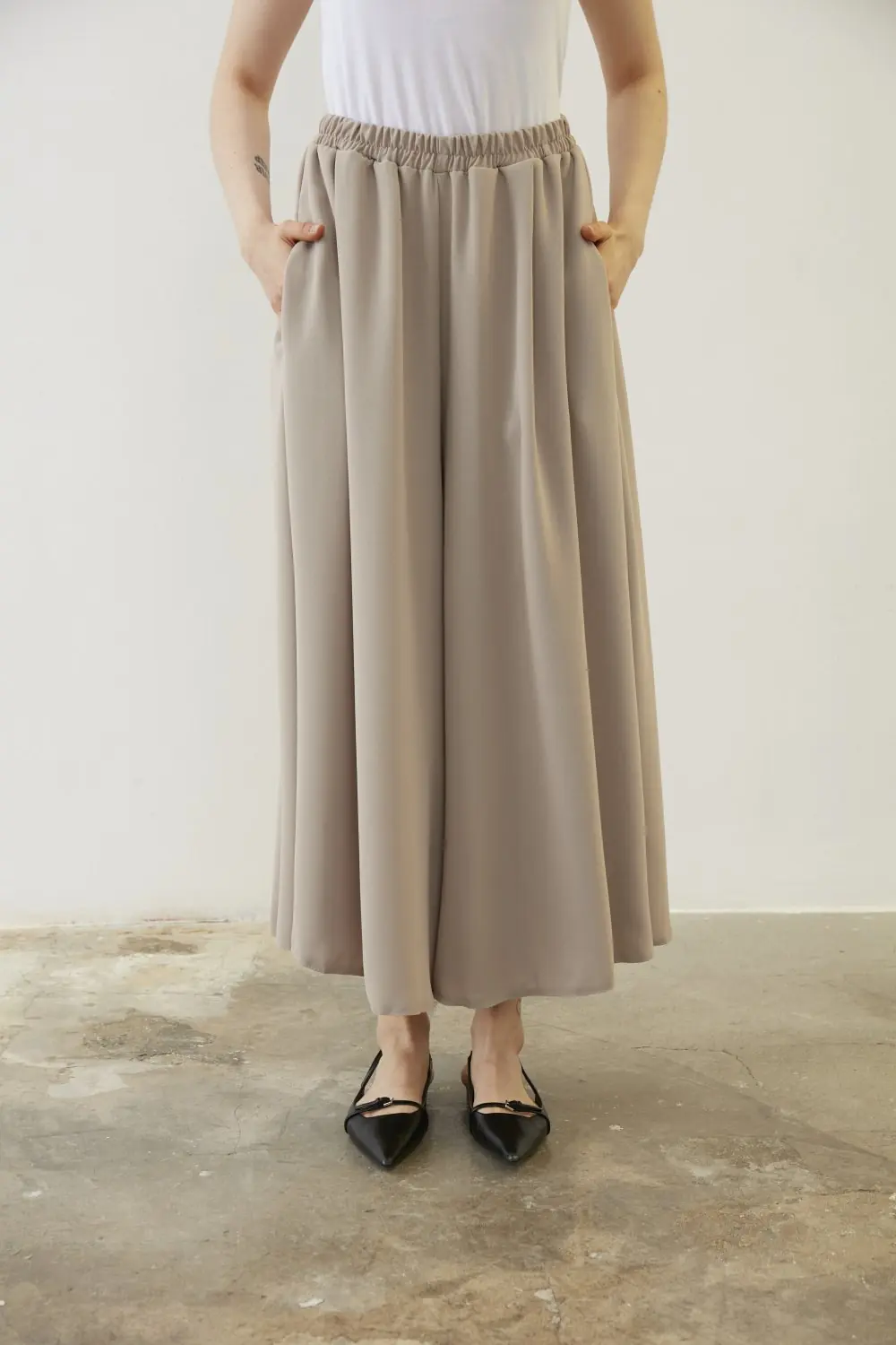 MRW COMFY KREP PANTOLON/ETEK - VİZON