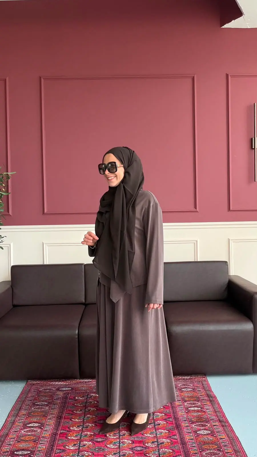 DEMET ETEKLİ TAKIM - KAHVE
