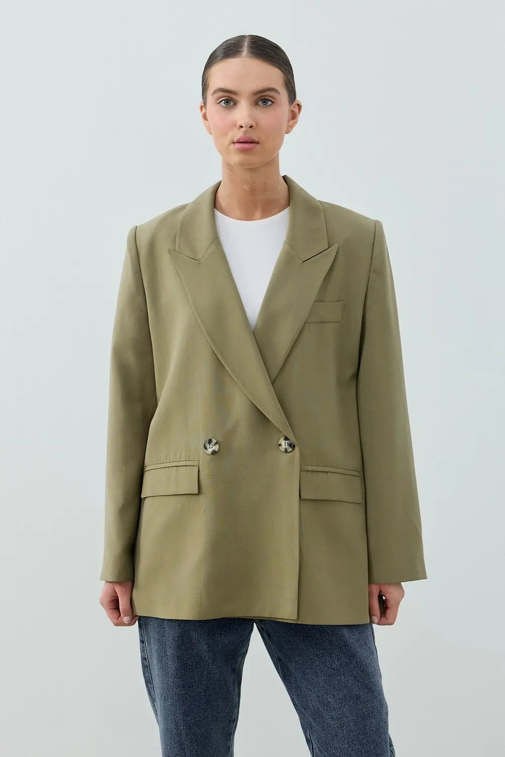 MERWİSH LAW BLAZER CEKET - YAĞ YEŞİLİ