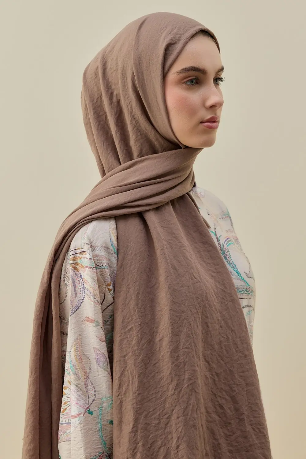 MERWİSH SOFT BAMBU ŞAL - VİZON