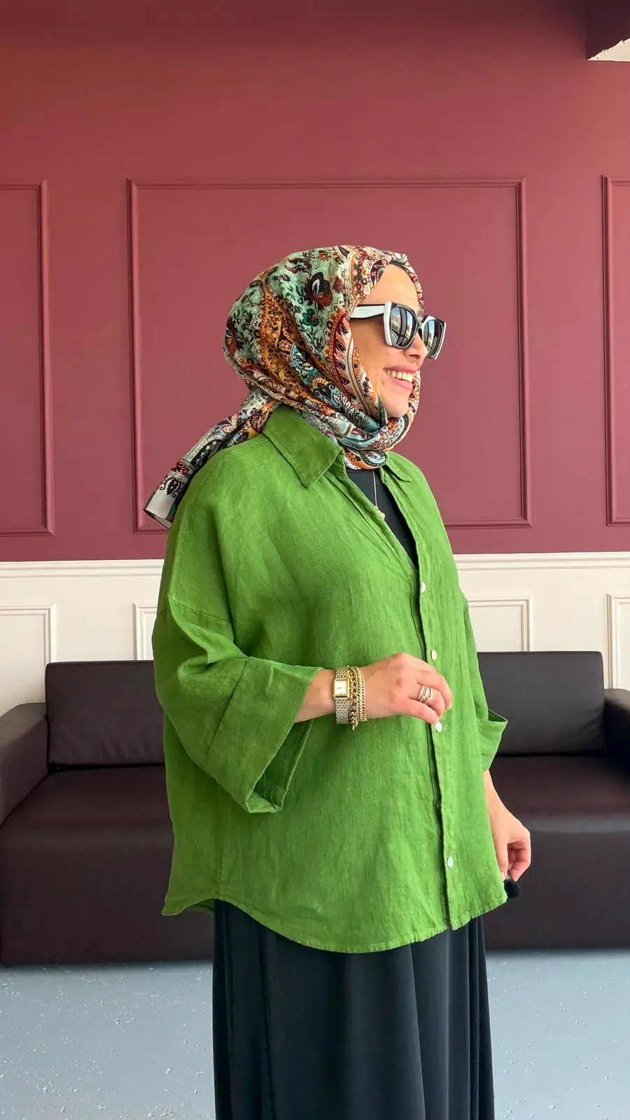 LİNA KETEN GÖMLEK