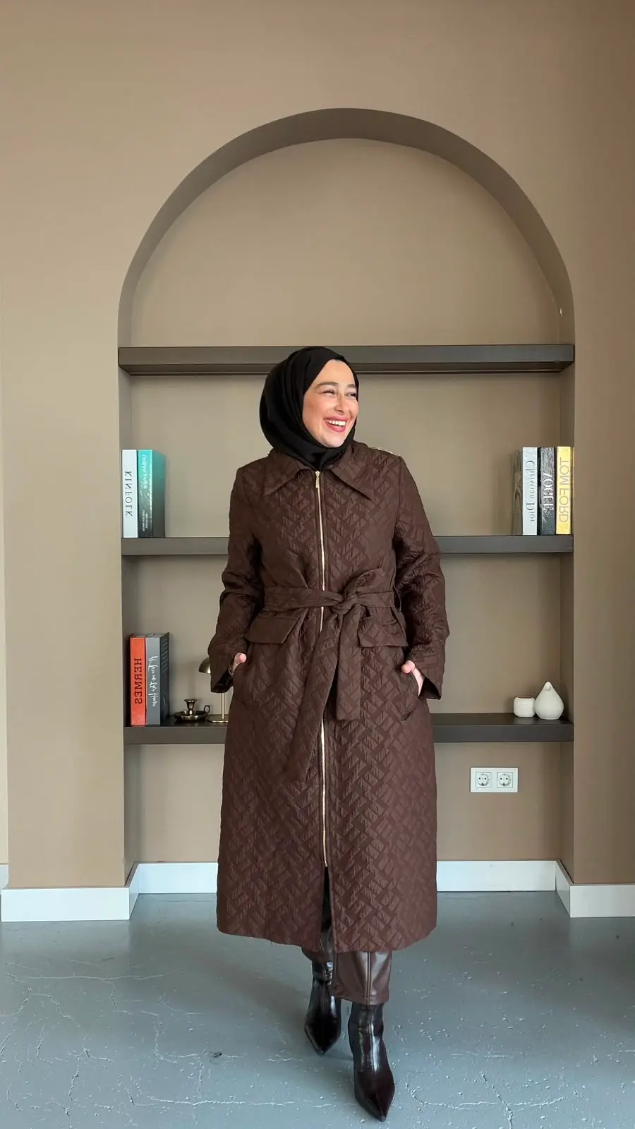 ZELVA KAPİTONE MONT - KAHVE