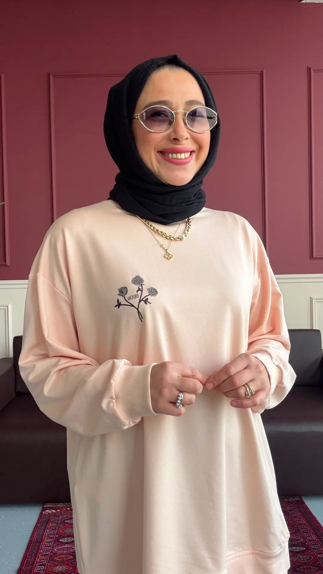 GÜL SWEATSHİRT