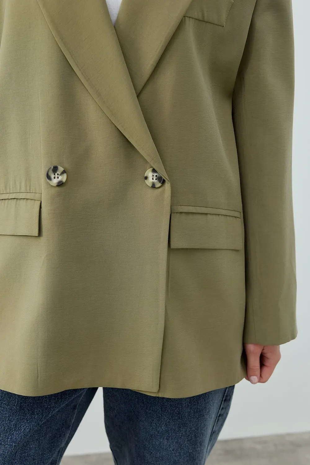 MERWİSH LAW BLAZER CEKET - YAĞ YEŞİLİ