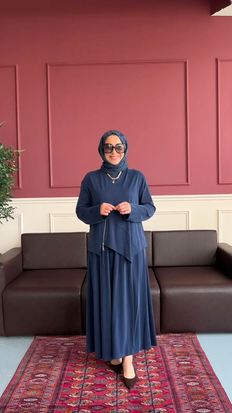 DEMET ETEKLİ TAKIM - LACİVERT