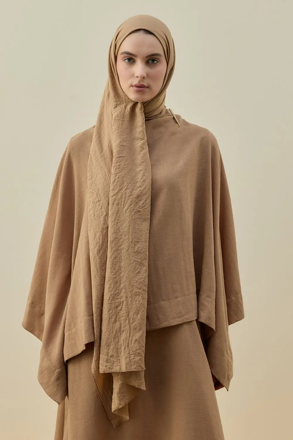 MERWİSH SOFT BAMBU ŞAL - MOCHA