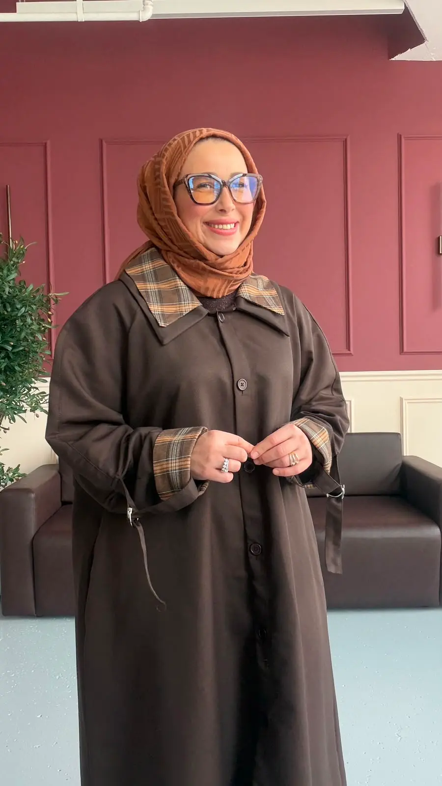 HÜZÜN TRENÇKOT - KAHVE