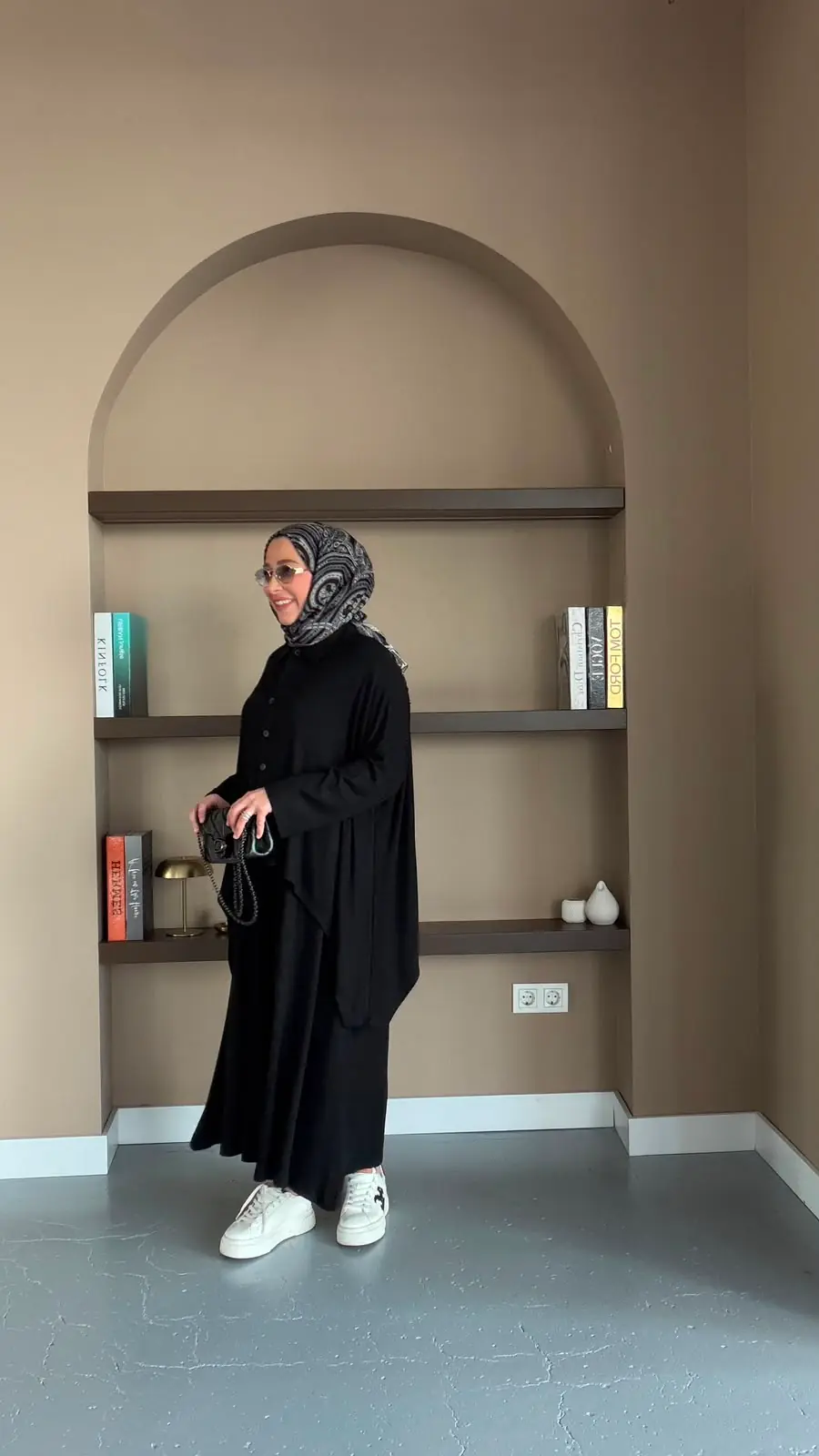 MERWİSH JAKARTA ÖRME TAKIM - SİYAH