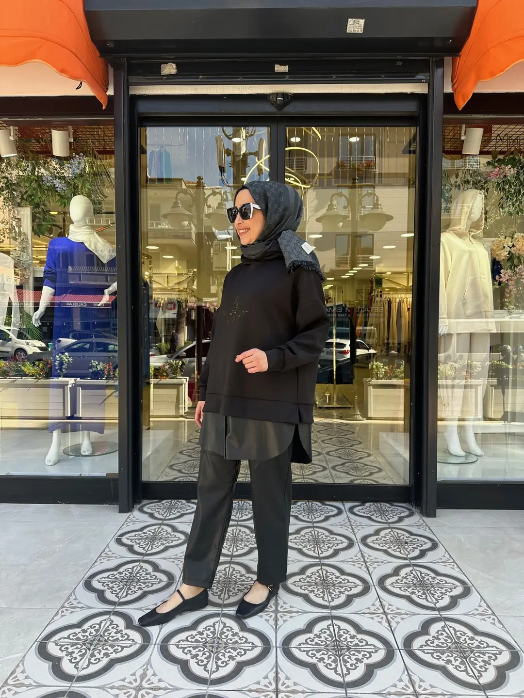 ANKA DERİ İÇLİKLİ SWEAT 3