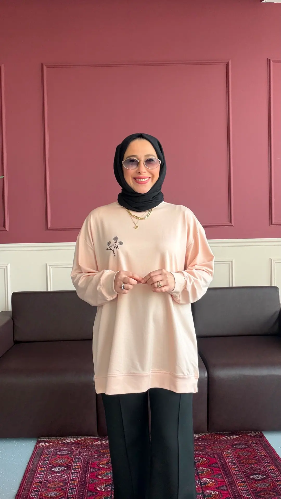 GÜL SWEATSHİRT