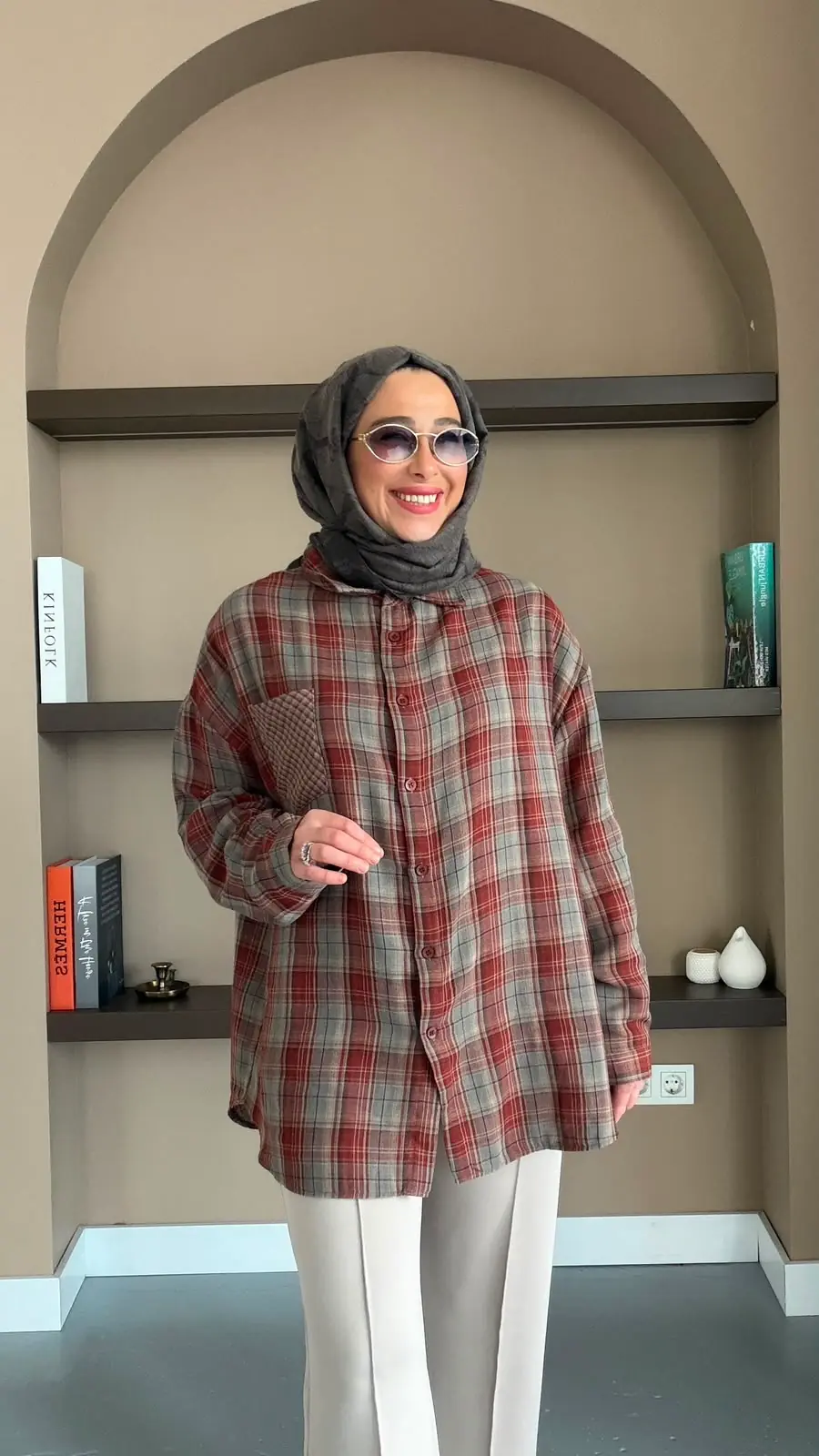 VİNTAGE EKOSE GÖMLEK