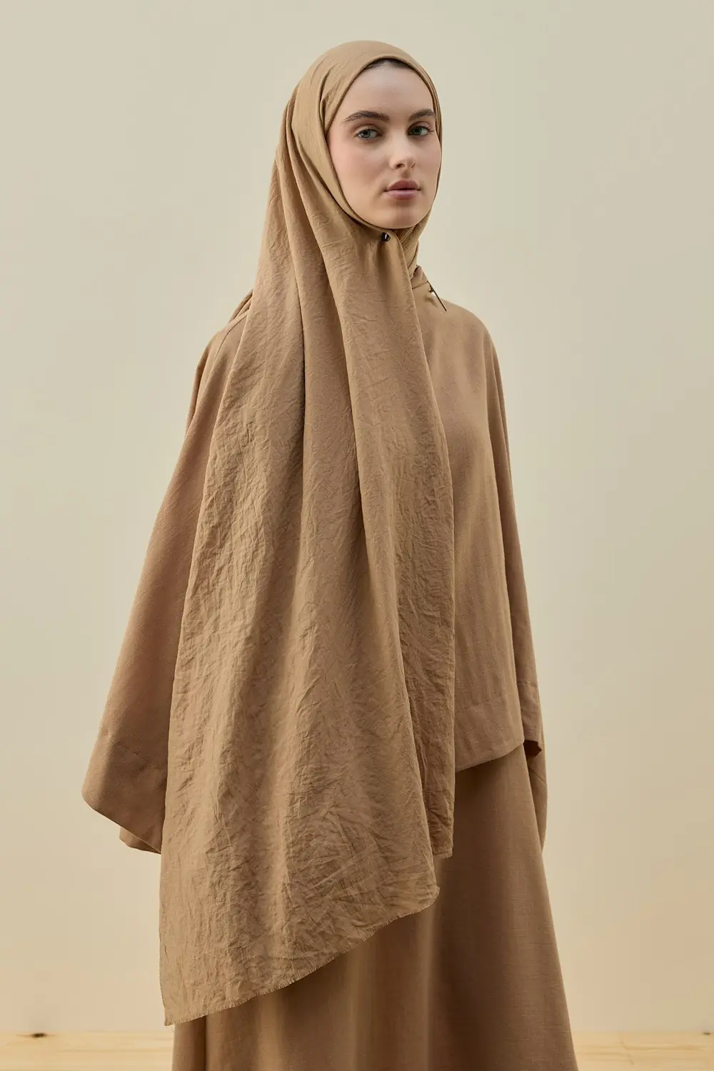 MERWİSH SOFT BAMBU ŞAL - MOCHA
