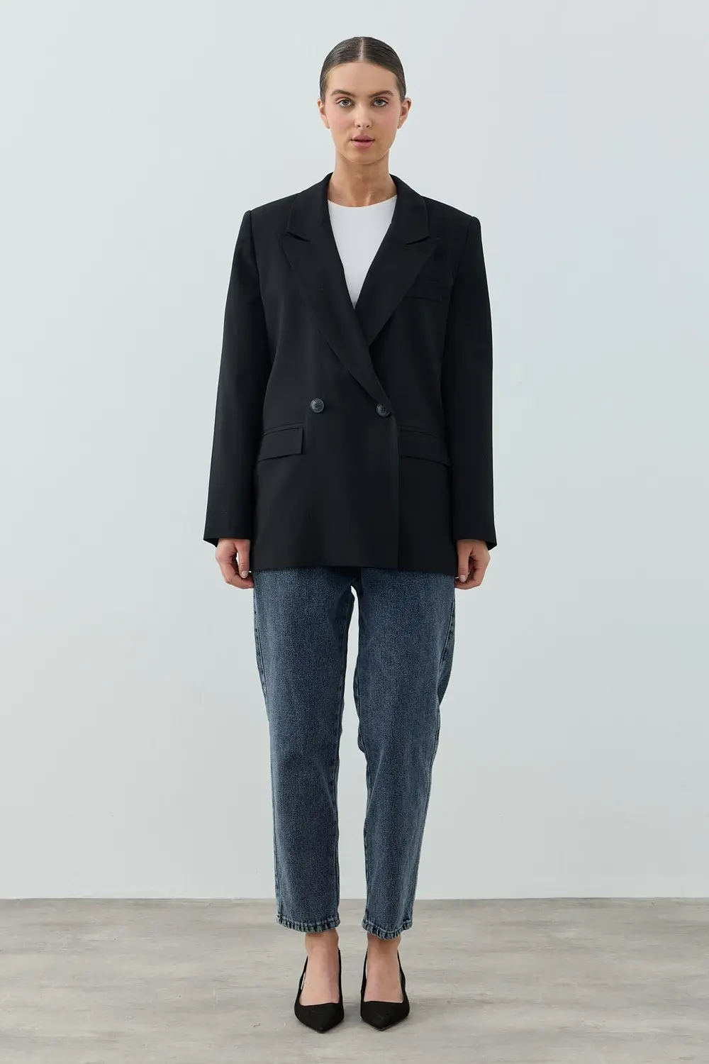 MERWİSH LAW BLAZER CEKET - SİYAH