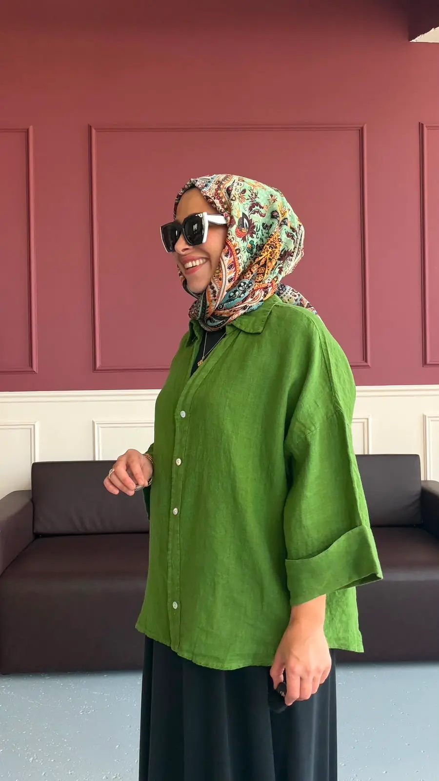 LİNA KETEN GÖMLEK