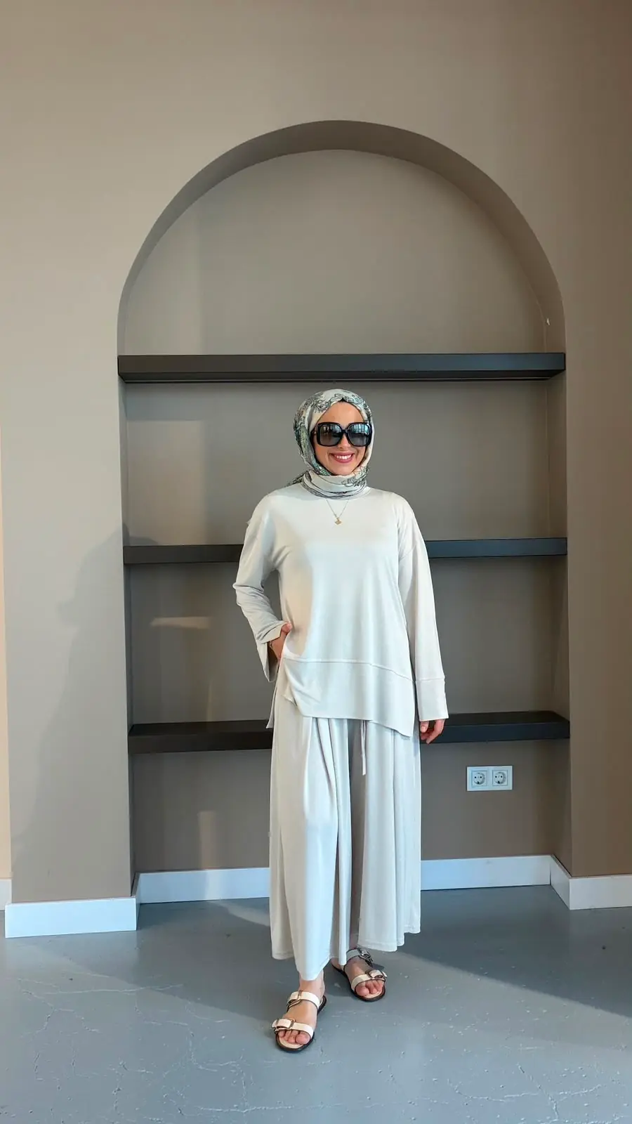 CEYLAN ORHANLI FLORA TUNİK - BEJ