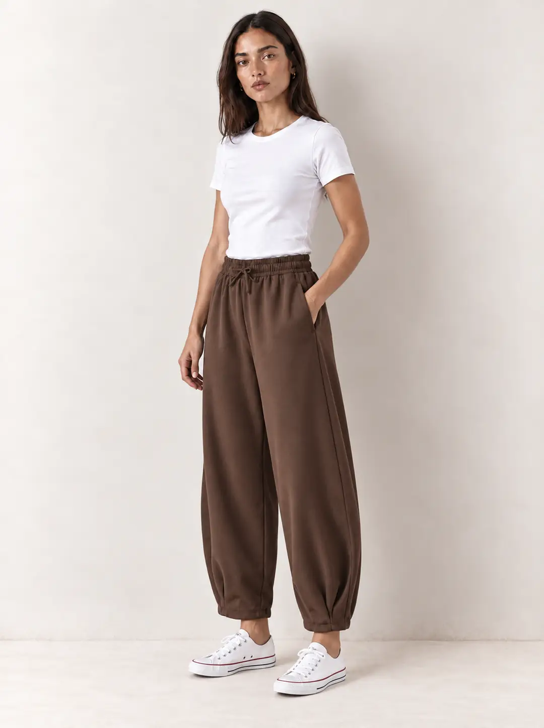 DERİN PANTOLON - KAHVE