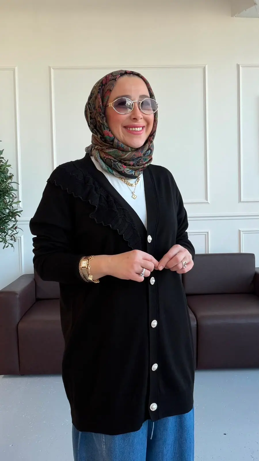 URBAN TRİKO HIRKA - SİYAH