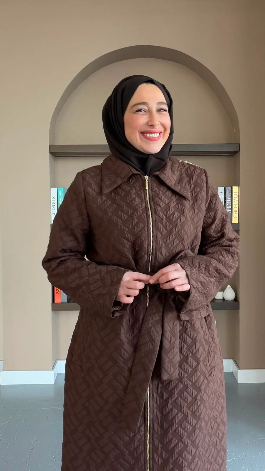 ZELVA KAPİTONE MONT - KAHVE