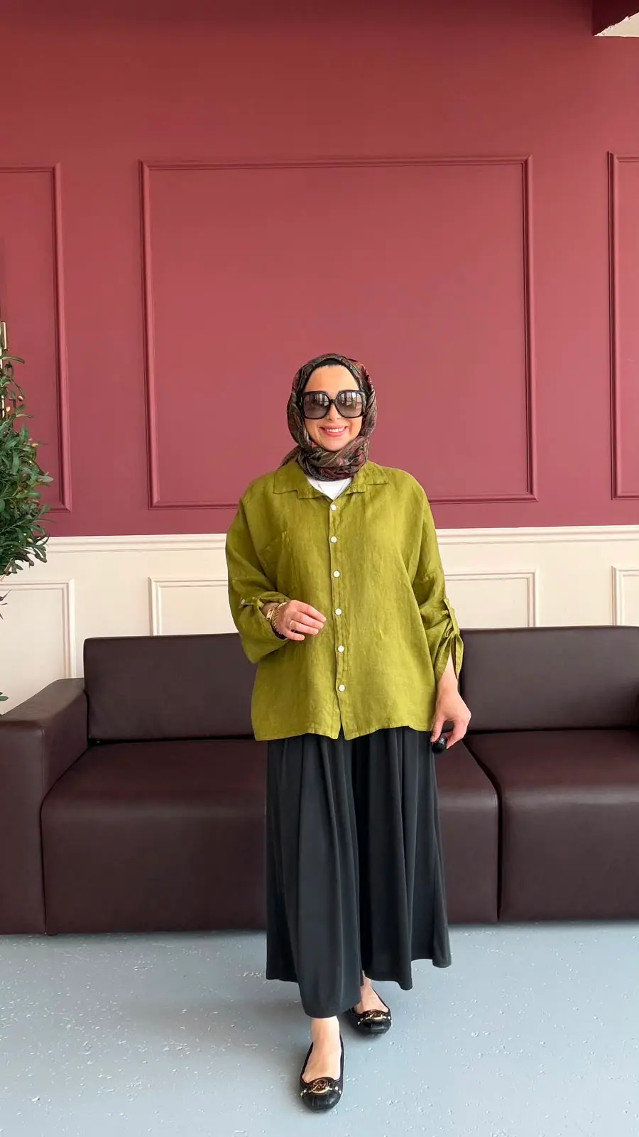 AYÇA KETEN GÖMLEK