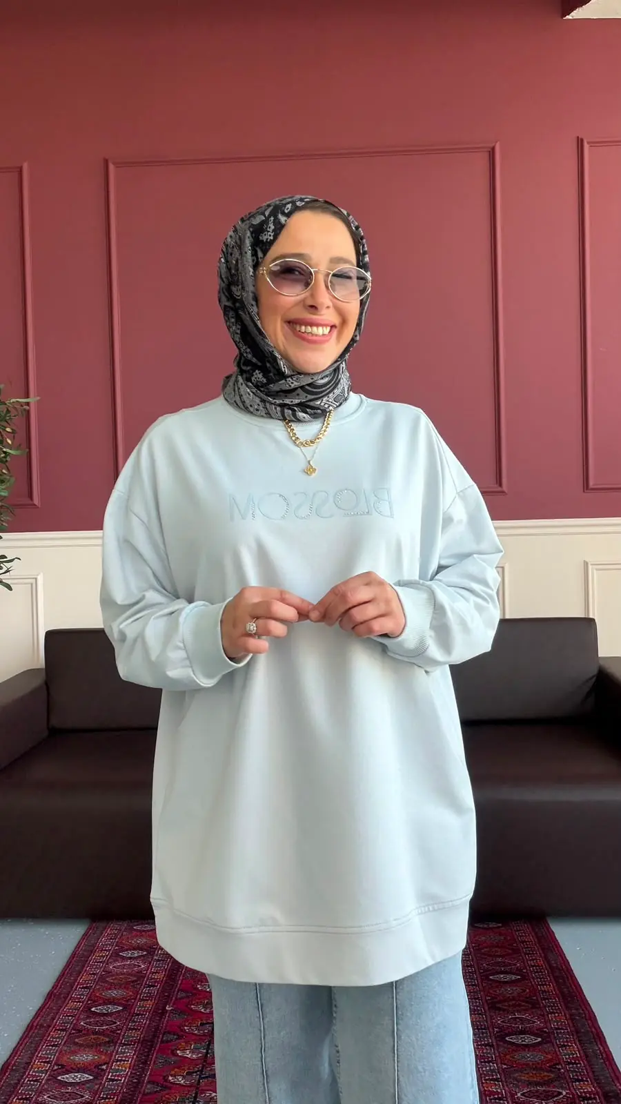 SEREN TAŞLI SWEATSHİRT
