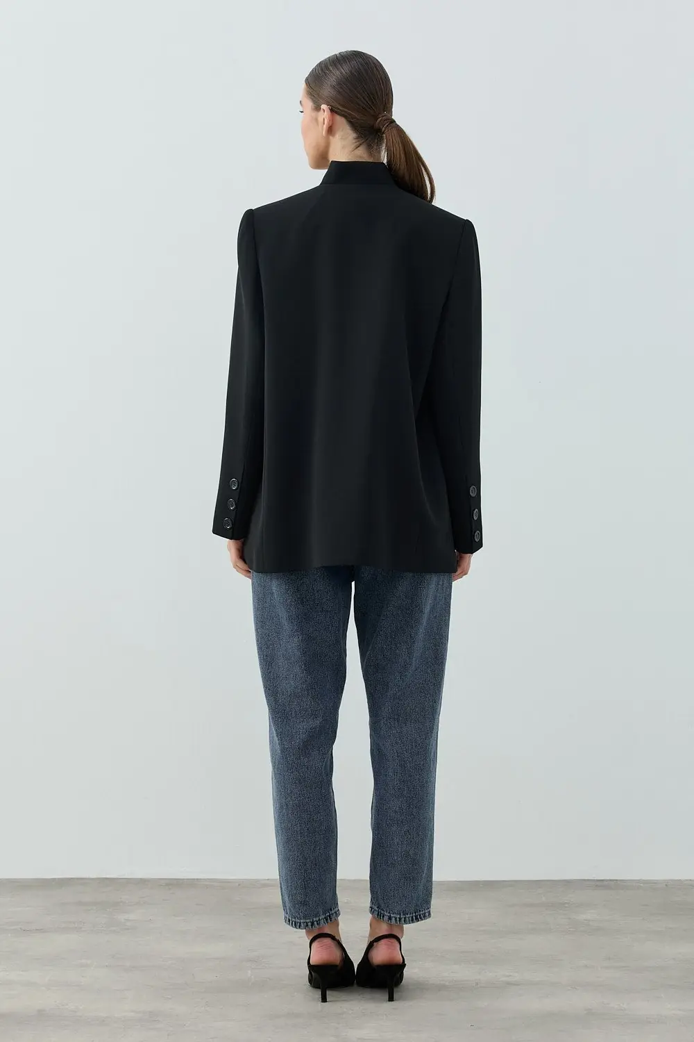 MERWİSH LAW BLAZER CEKET - SİYAH