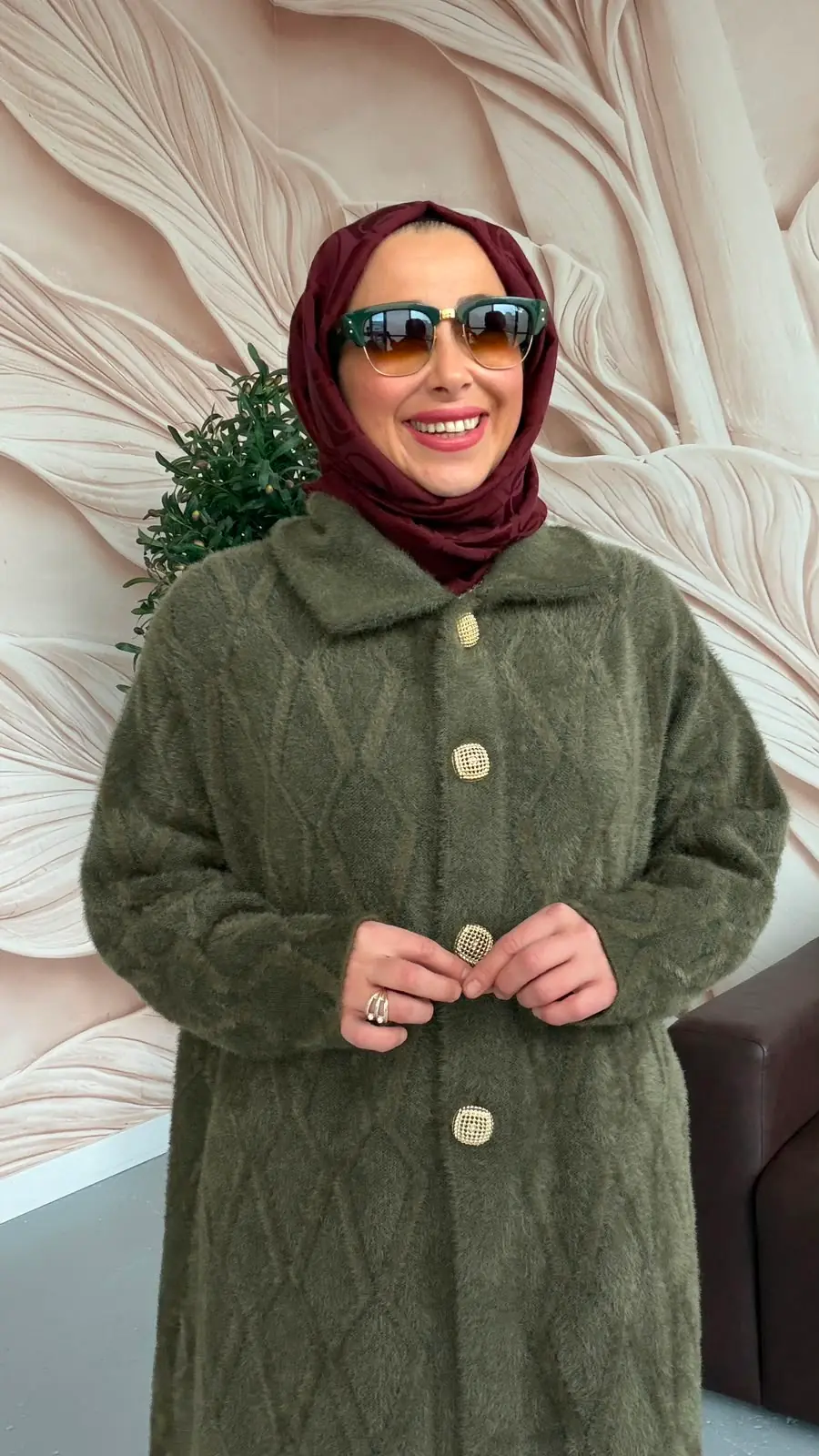 PERİ ANGORA UZUN KAP - HAKİ